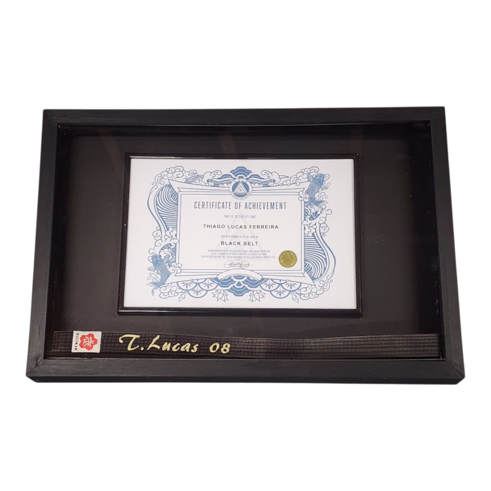 Black Belt Signature Frame